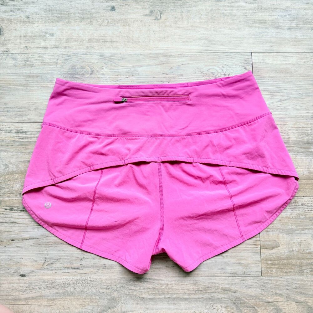 Lululemon Speed Up Mid-Rise Short 10 2.5" Sonic Pink Athletic Running Women